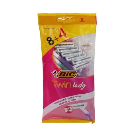 Bic Shaver Twin Lady Sensitive 12's