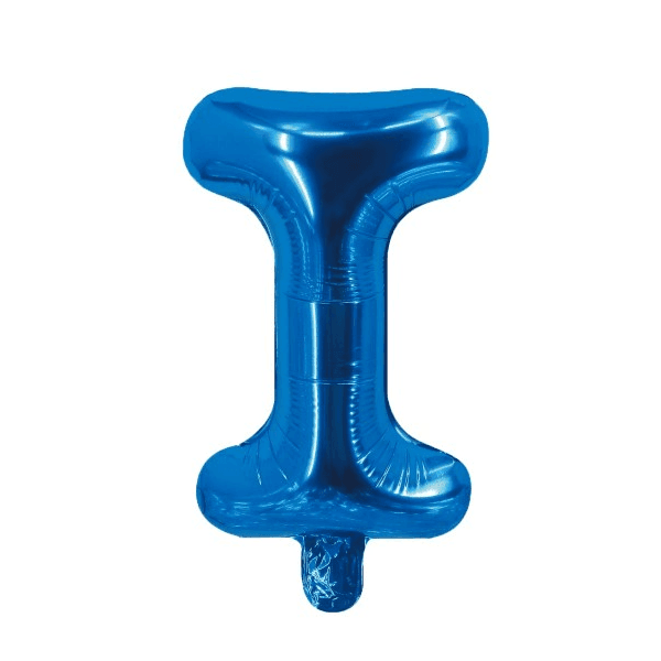 Party Time I-B-803249 Letter I 16 Inch Foil Balloon Blue