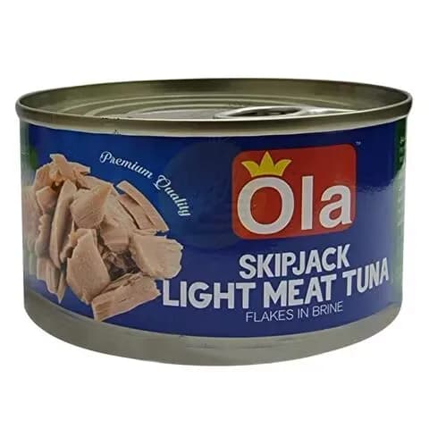 Ola Skipjack Light Meat Tuna Flakes In Brine 185g