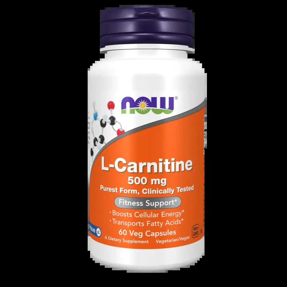 Now L-Carnitine 500Mg Capsules 60'S