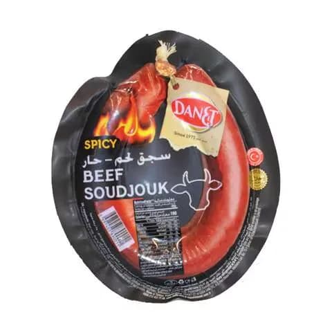 Danet Coil Hot Beef Sausage 200g