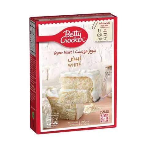 Betty Crocker Super Moist Velvety White Cake Mix 510gr