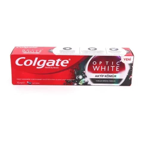 Colgate Optic Charcoal Whitening Toothpaste 75ml