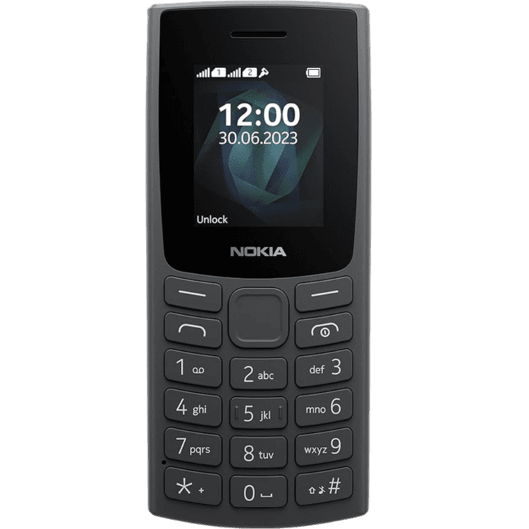 Nokia Feature Phone 105 2G Dual SIM - Gcc Charcoal