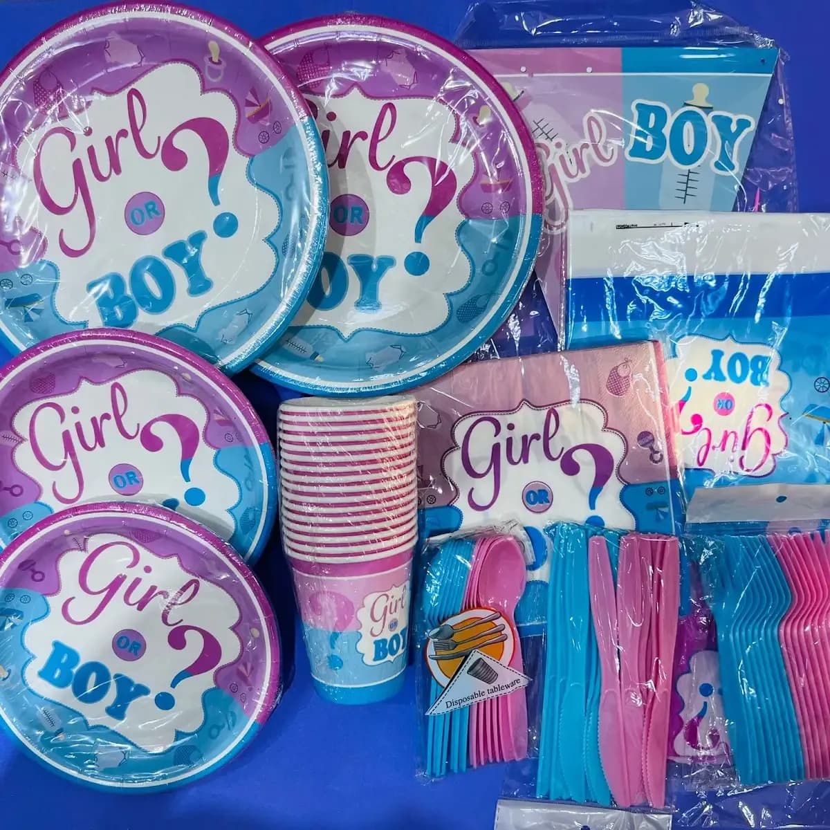 Girl Or Boy Themed Party Set (16 Sets)