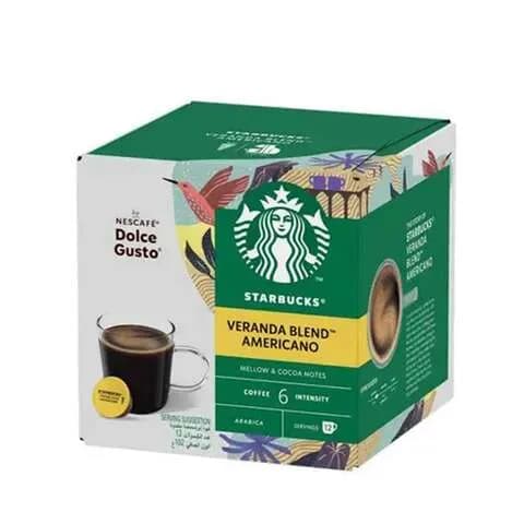 Starbucks Veranda Blend Blonde Roast Coffee Pods Box of 12, 102g