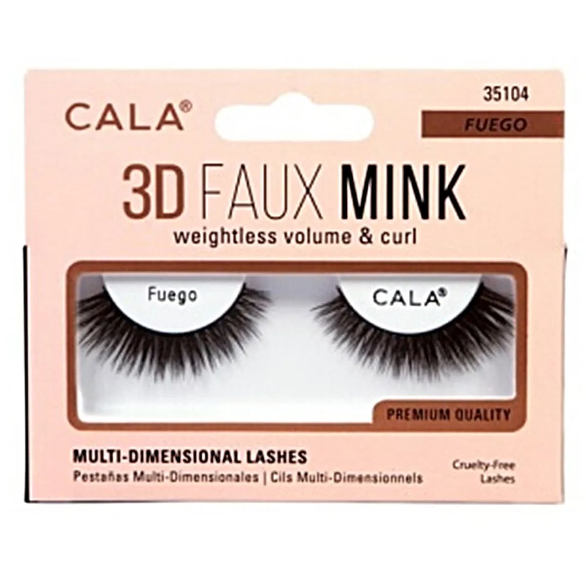 Cala 3D Faux Mink Lashes Fuego 35104