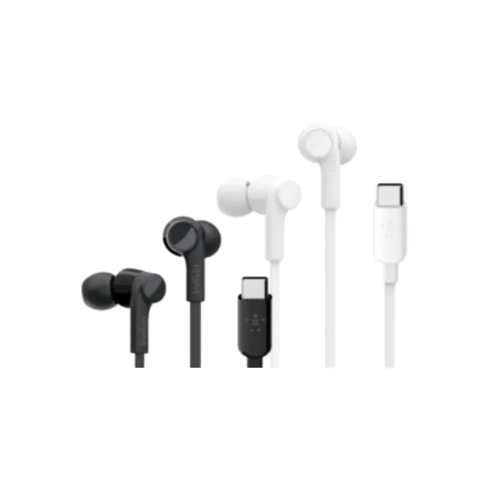 Belkin Soundform Wired Earphones With Microphone - USB-C Connector