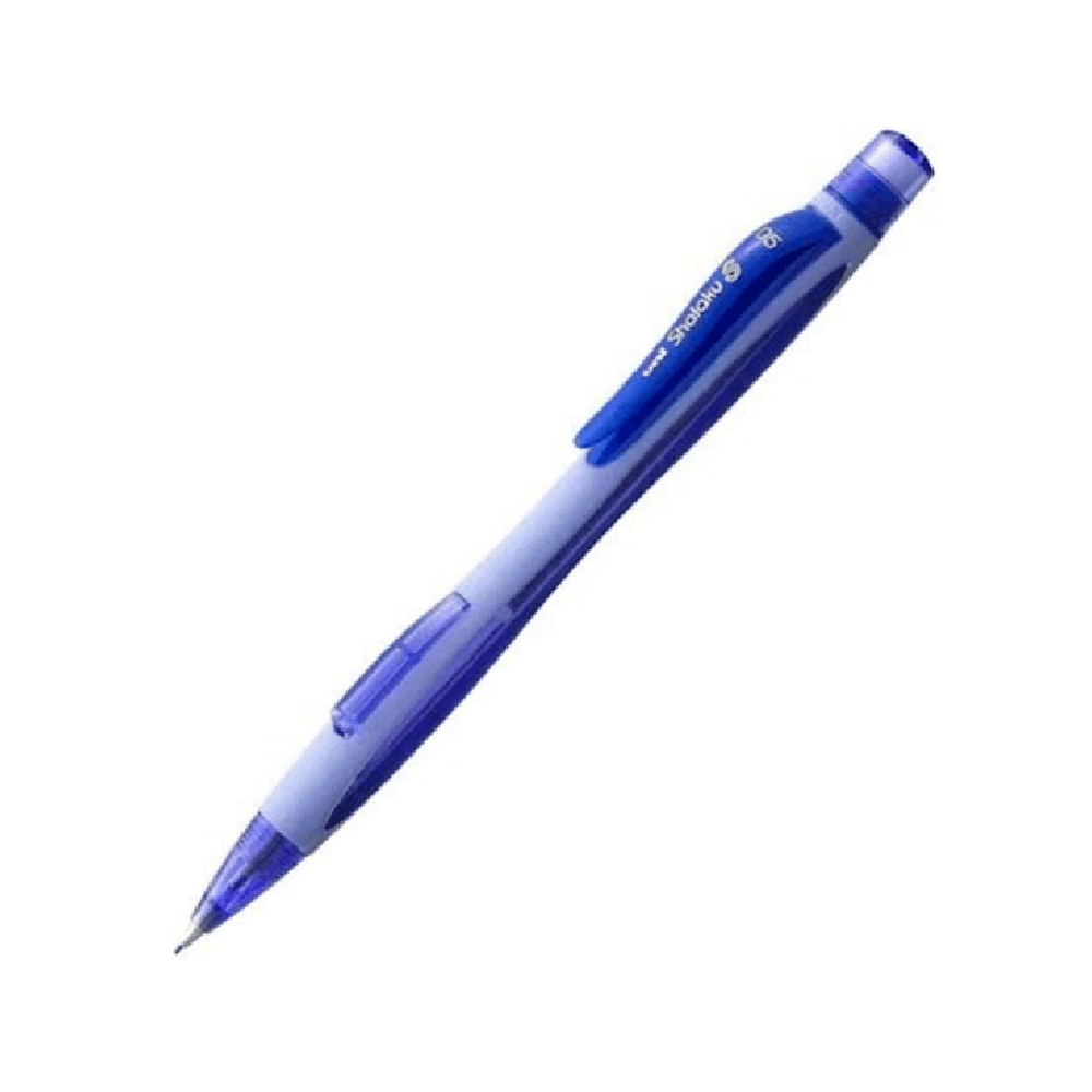 Shalaku Uniball Mechanical Pencil 0.5mm Blue 7034 With Eraser