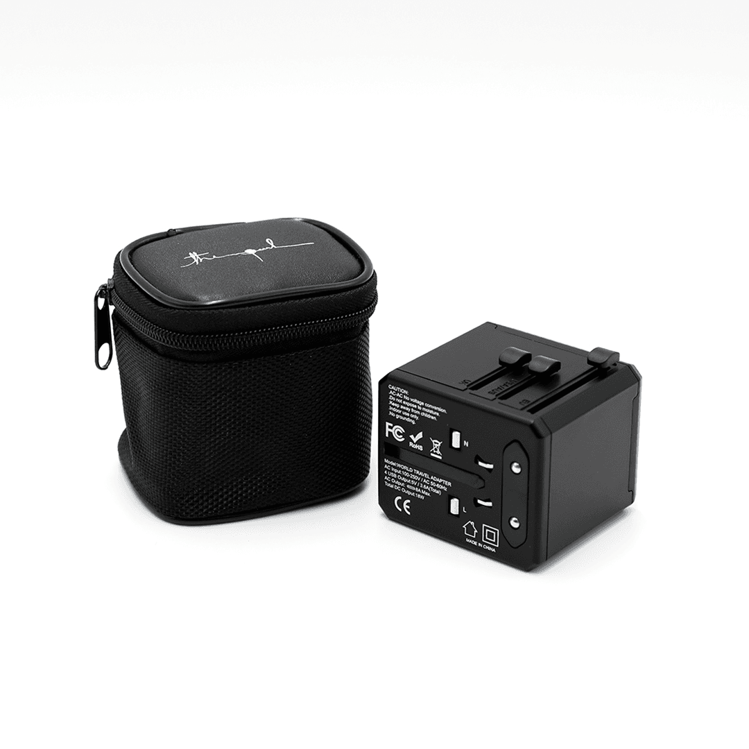 Universal Travel Adapter - Black