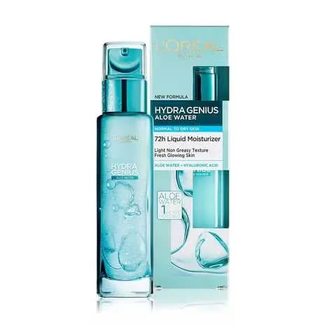 L'oreal Hygragenus Aloe Water Liquid Moisturizer Normal To Dry 70ml 