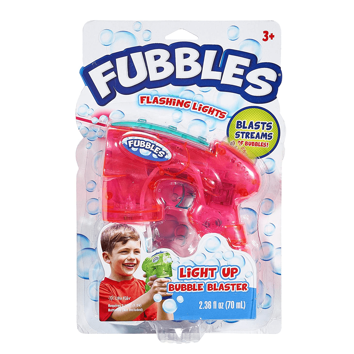 Little Kids Fubbles Light Up Bubble Blaster