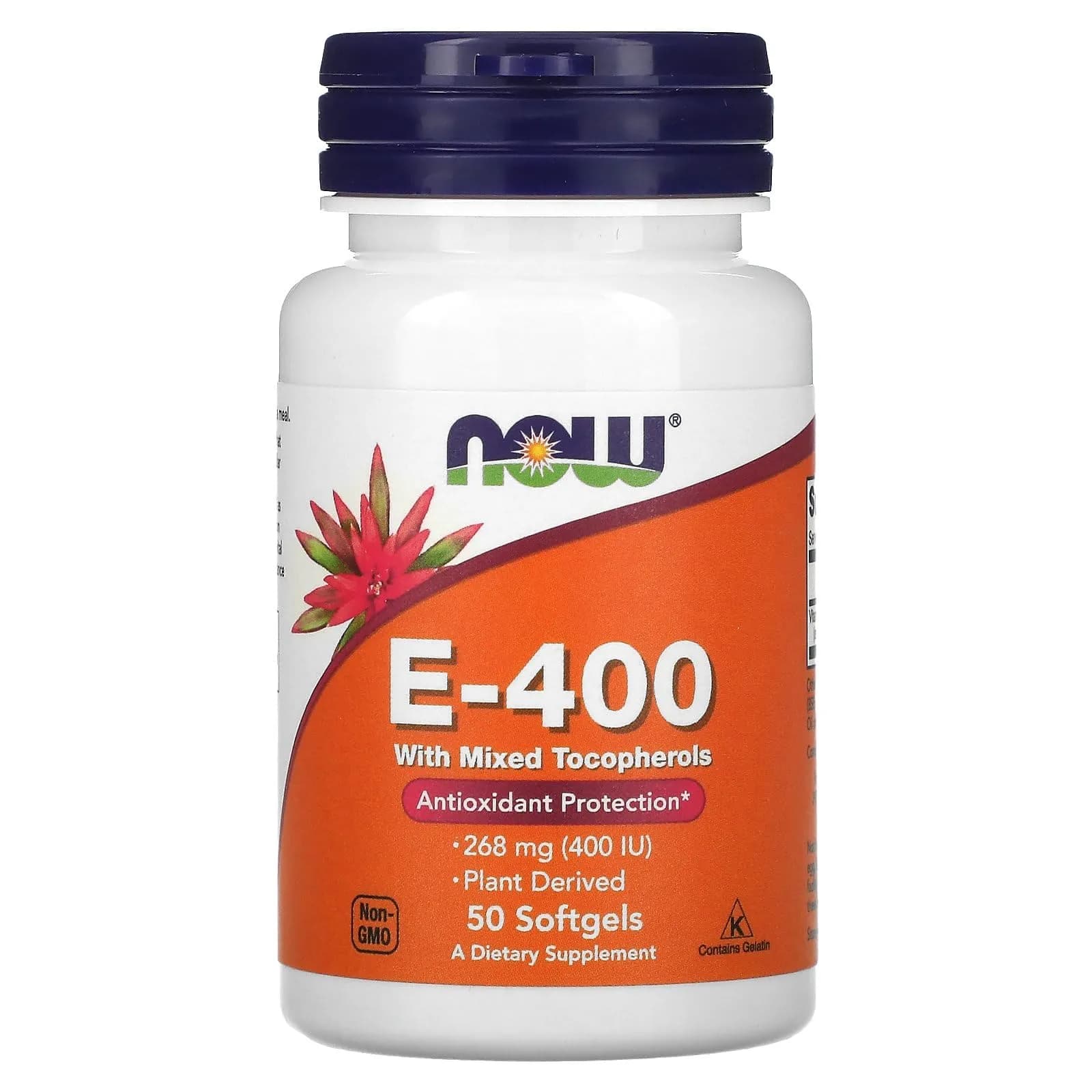 Now Vitamin E 400Iu Softgels 50'S