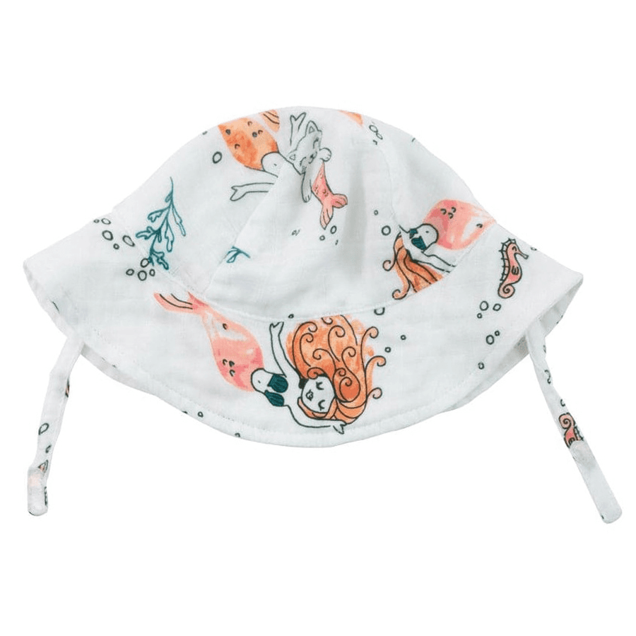 Bebe Au Lait Mermaids Oh So Soft Muslin Sun Hat