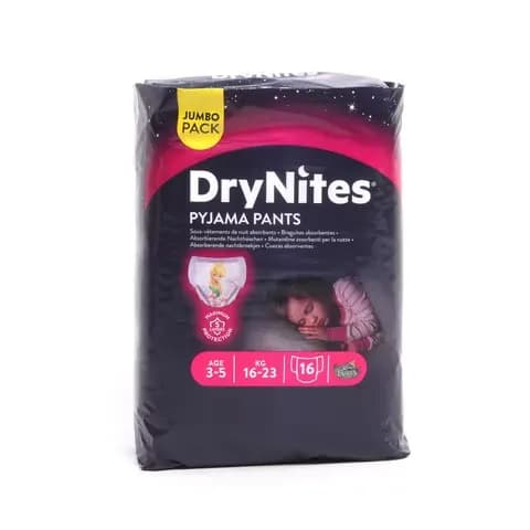 DryNights Pijama For Girls 3-5Years 16's