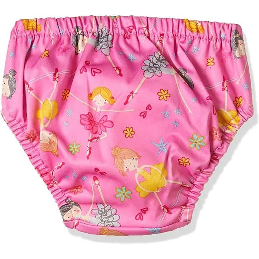 Charlie Banana 2In1 Swim Diaper & Training Pants Diva Balleria Pink M