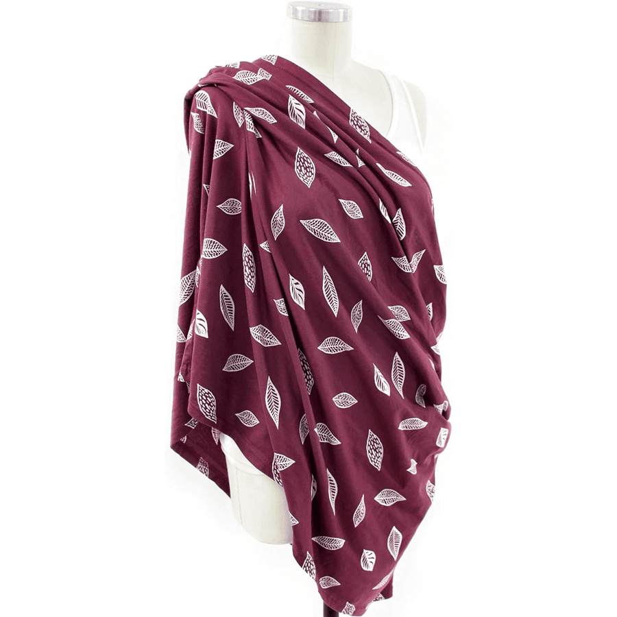 Bebe Au Lait Plum Jersey Nursing Scarf