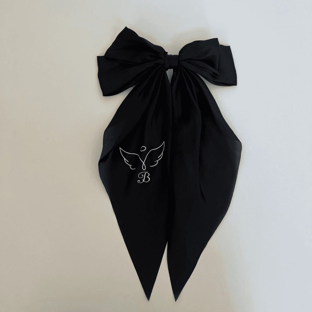 HAIR BOW WITH LETTER B