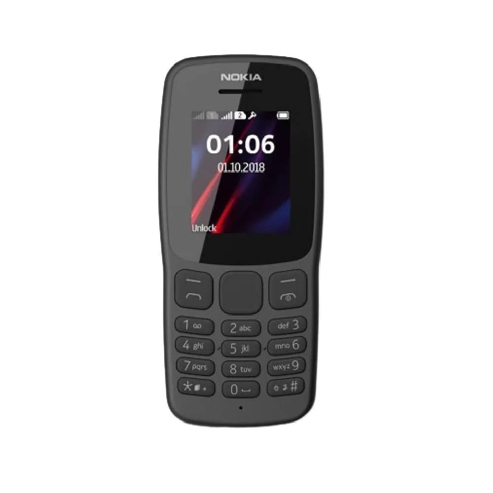 Nokia Mobile Phone 106 Dual Sim - Black