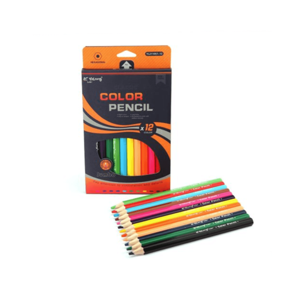 Yalong Color Pencils Jumbo 24