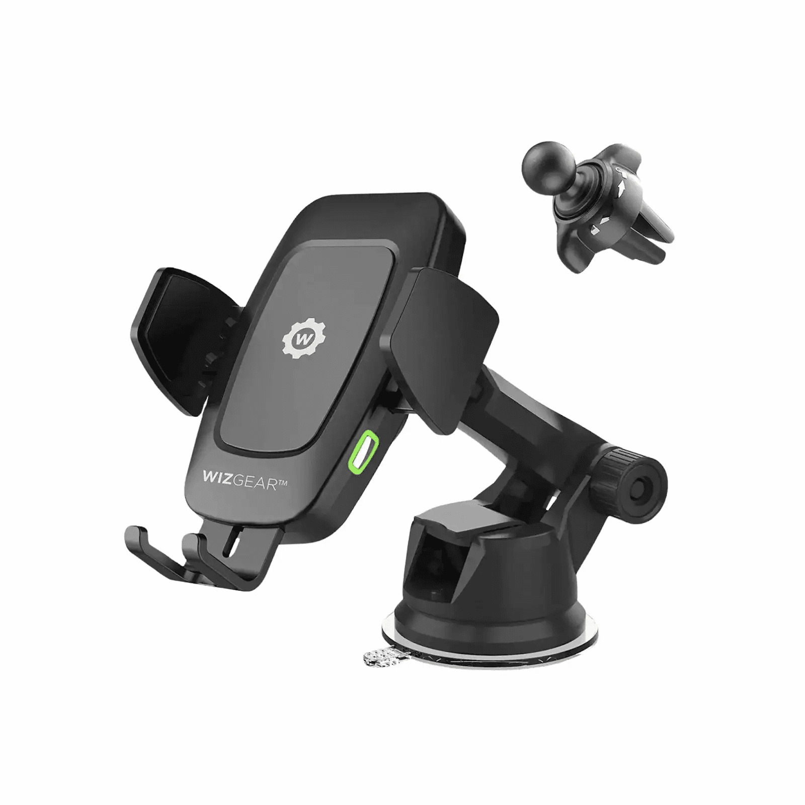 Automatic Wireless Car Charging Mount, With Telescopic Arm And Air Vent