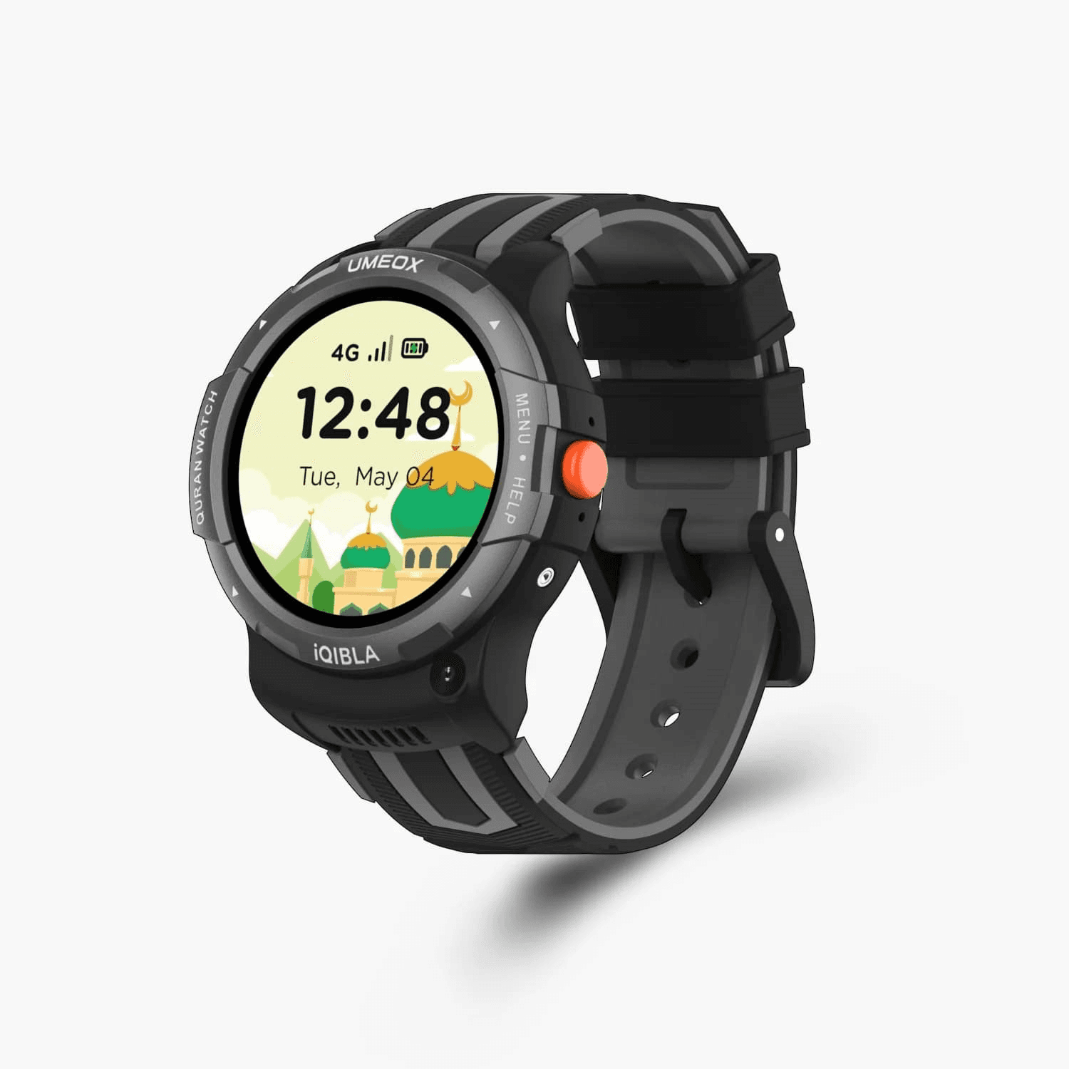 Iqibla Kids Watch 4G Black