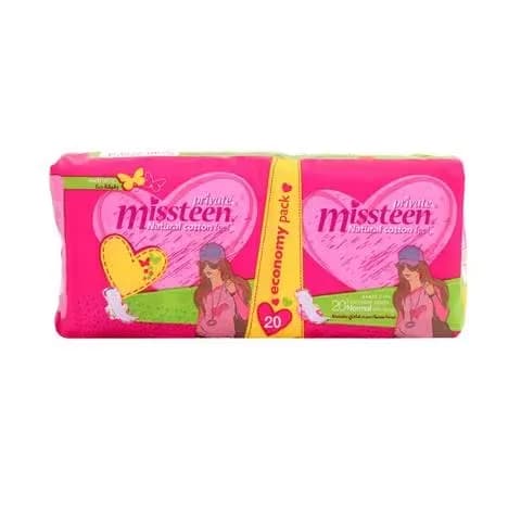 Private Miss Teen Feminine Pads Normal 20pcs