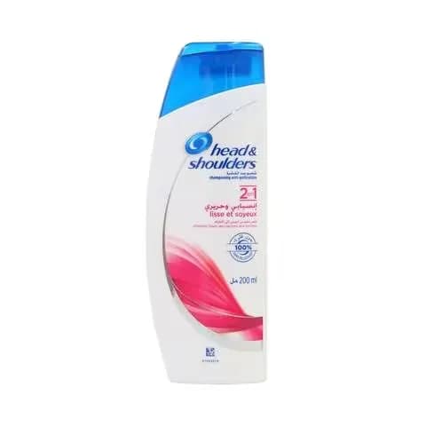 Head & Shoulders Shampoo Smooth & Silky 2 in 1 200ml