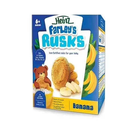 Heinz Farleys Infant Rusks Banana 6+ Month 300g