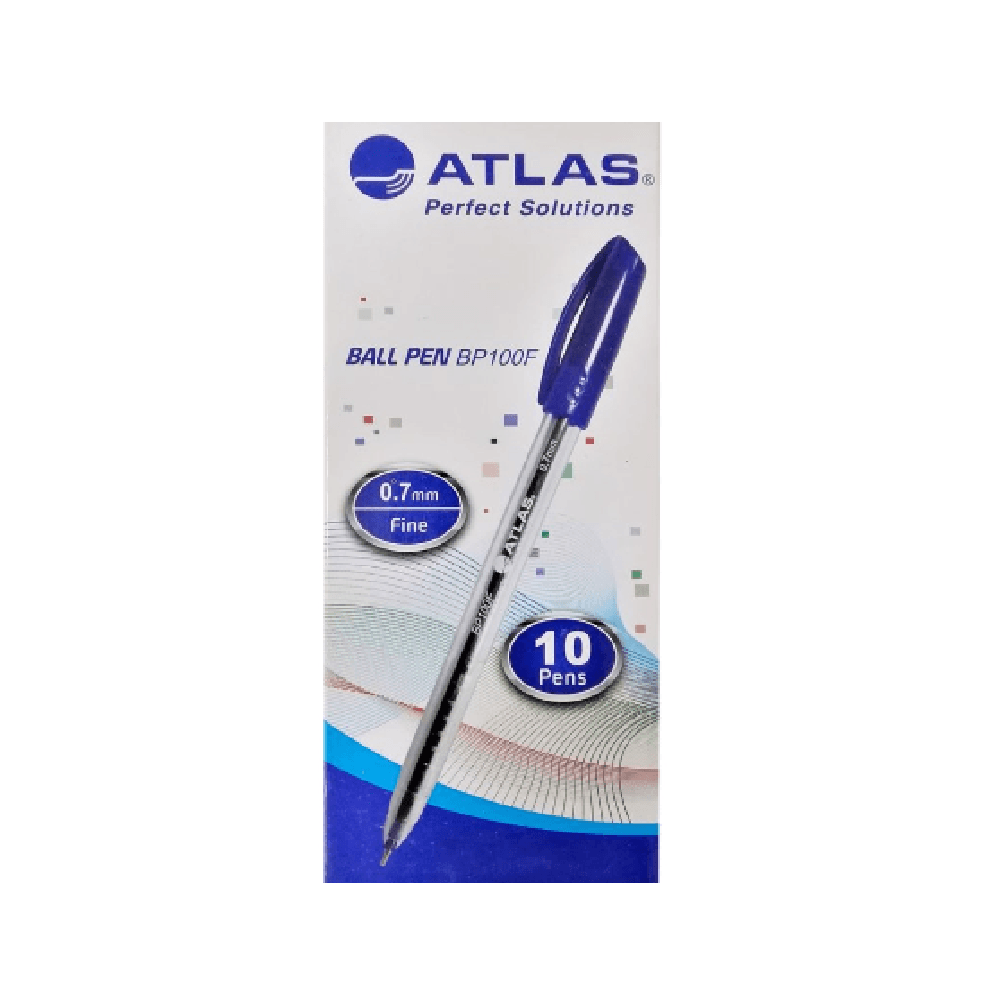 Atlas Ballpoint Pen 0.7 mm 10 Pcs Blue 1853