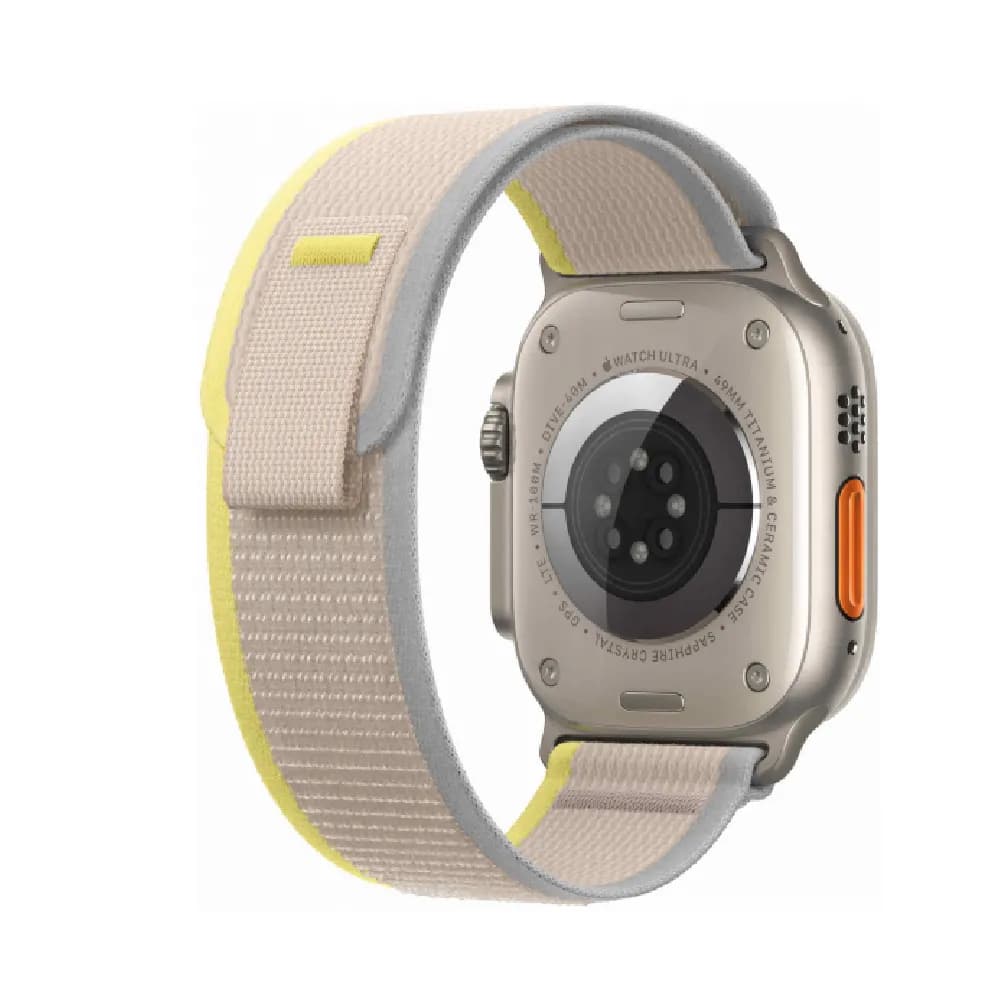 974Bands Apple Watch Ultra Trail Loop - Grey/Yellow