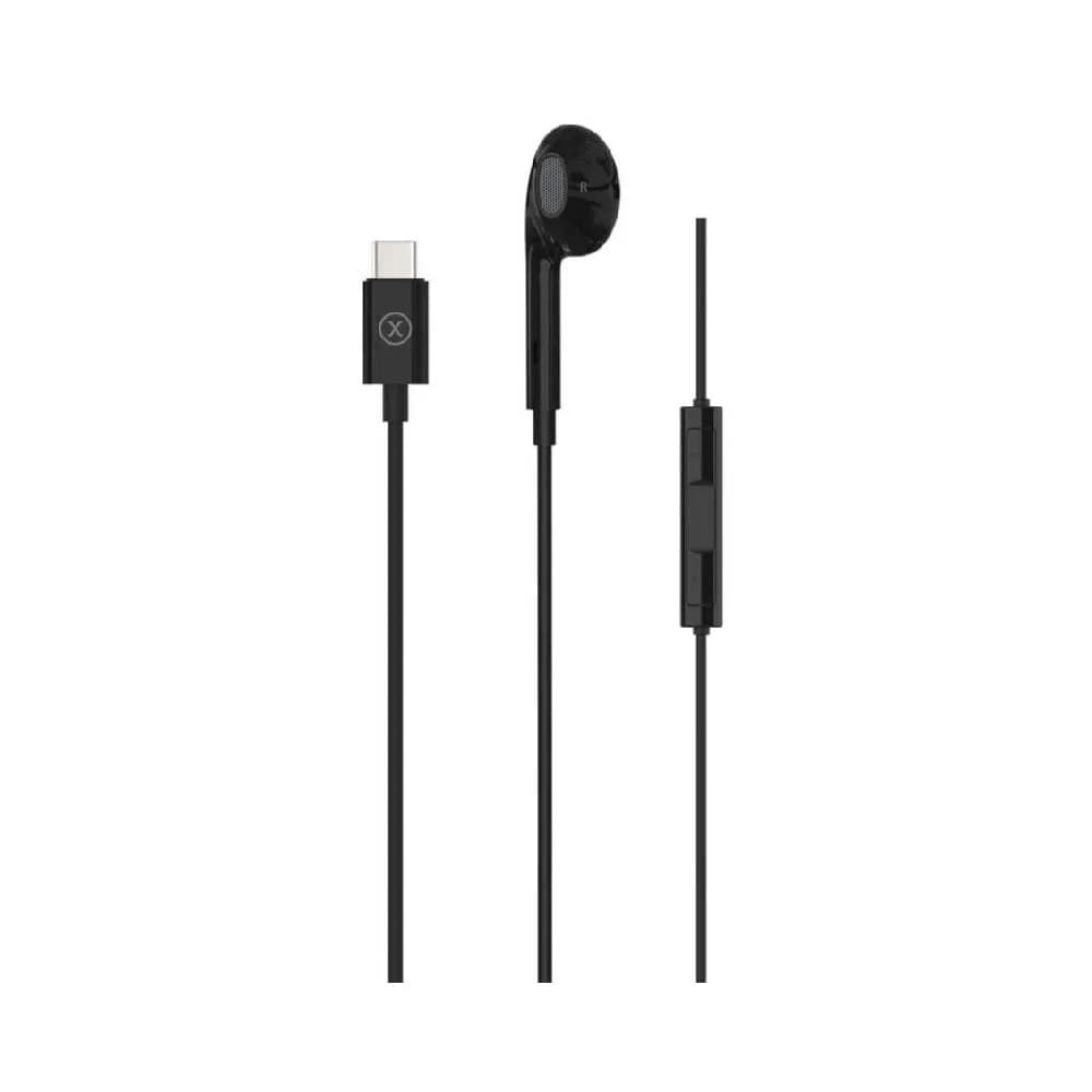 XCell Type-C Wired Headset - Black