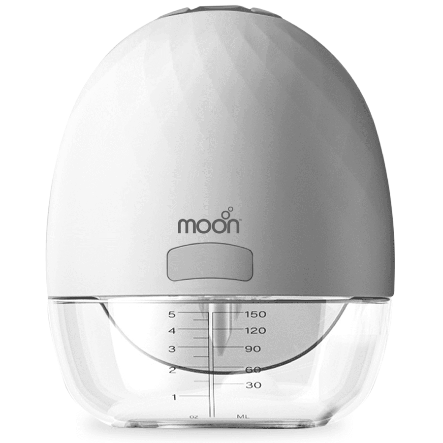 Moon Wearable Hands Free Breast Pump,150Ml (Yellow)