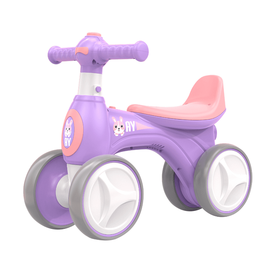 4-Wheel Ride On With Light & Music - Purple