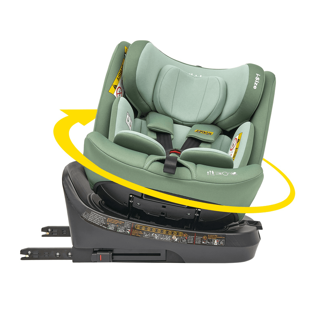 Jovikids Ranger TT ISOFIX 360° Rotating Car Seat I-size (Green)