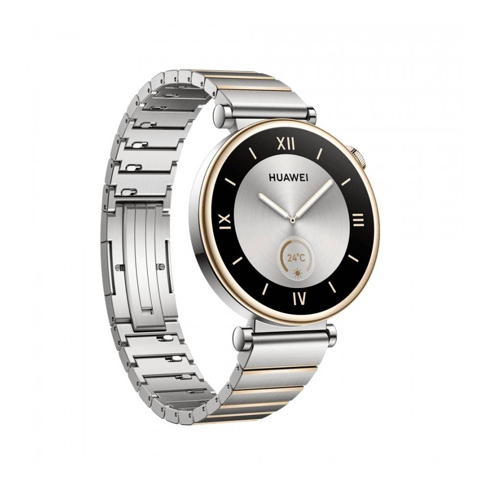 Huawei Watch GT4 with Stainless Steel Strap - Silver