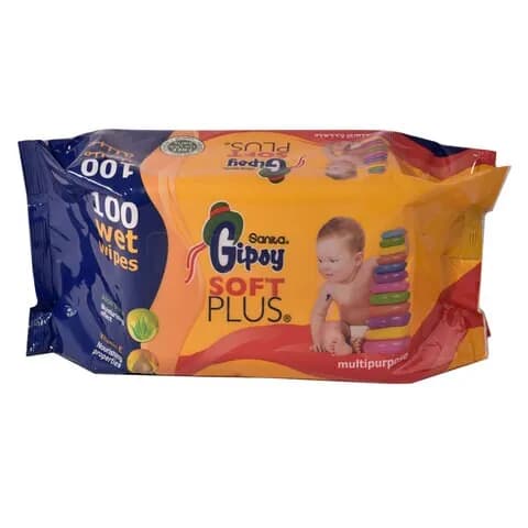 Sanita Baby Wipes Gipsy Soft Plus 100 Count