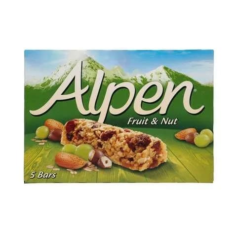 Alpen Fruit & Nut Bar 28g x5pcs