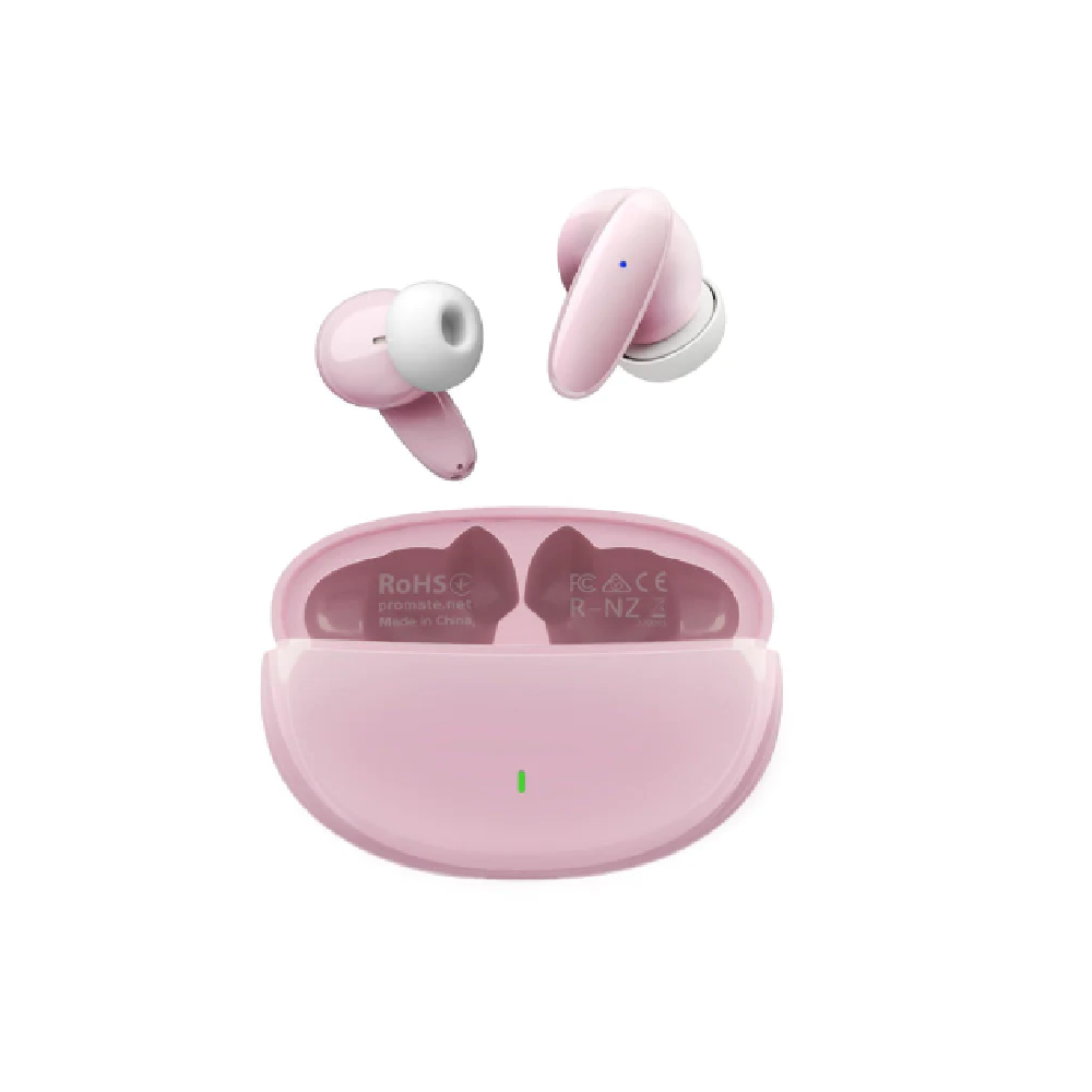 Promate Acoustic TWS In-Ear Earphone - Pink