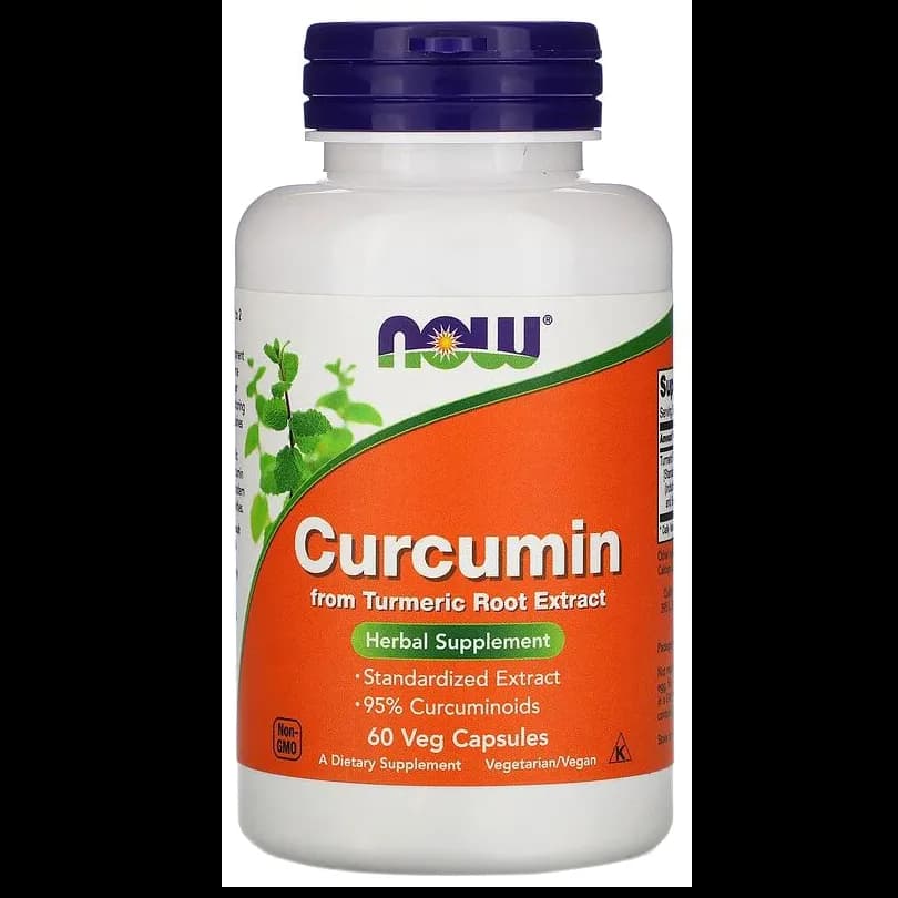 Now Turmeric Curcumin Capsules 60'S