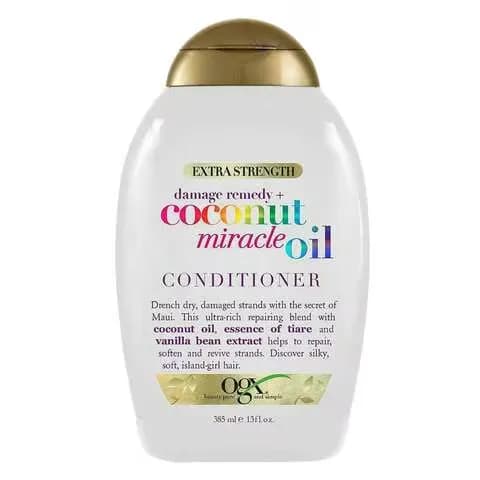 Ogx Extra Strength Damage Remedy Coconut Miracle Oil Conditioner 385ml