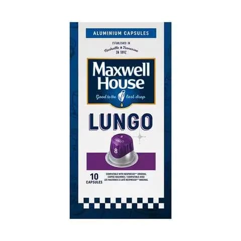 Maxwell House 8 Coffee Lungo 10 Capsules 52g