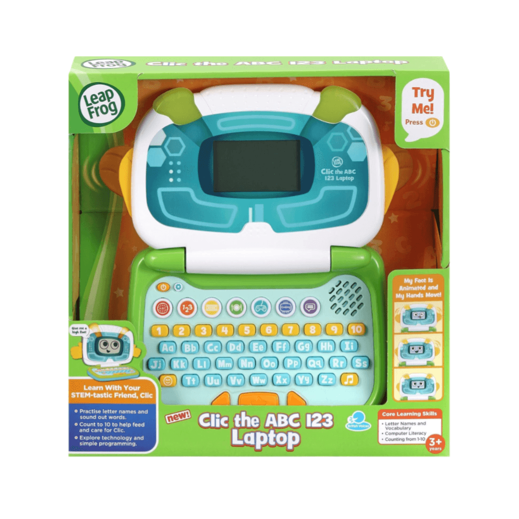 Leap Frog Clic The Abc, 123 Laptop - Green