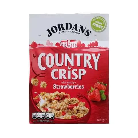 Jordans Country Crisp Cereal With Strawberries 500g