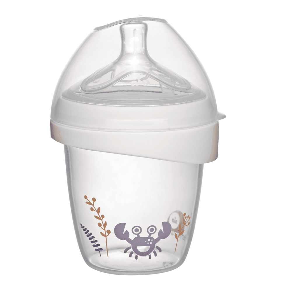 Nip First Moments Wide Neck PP Feeding Bottle Crab 150ml