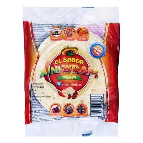 El Sabor Wraps Original Mini 144g