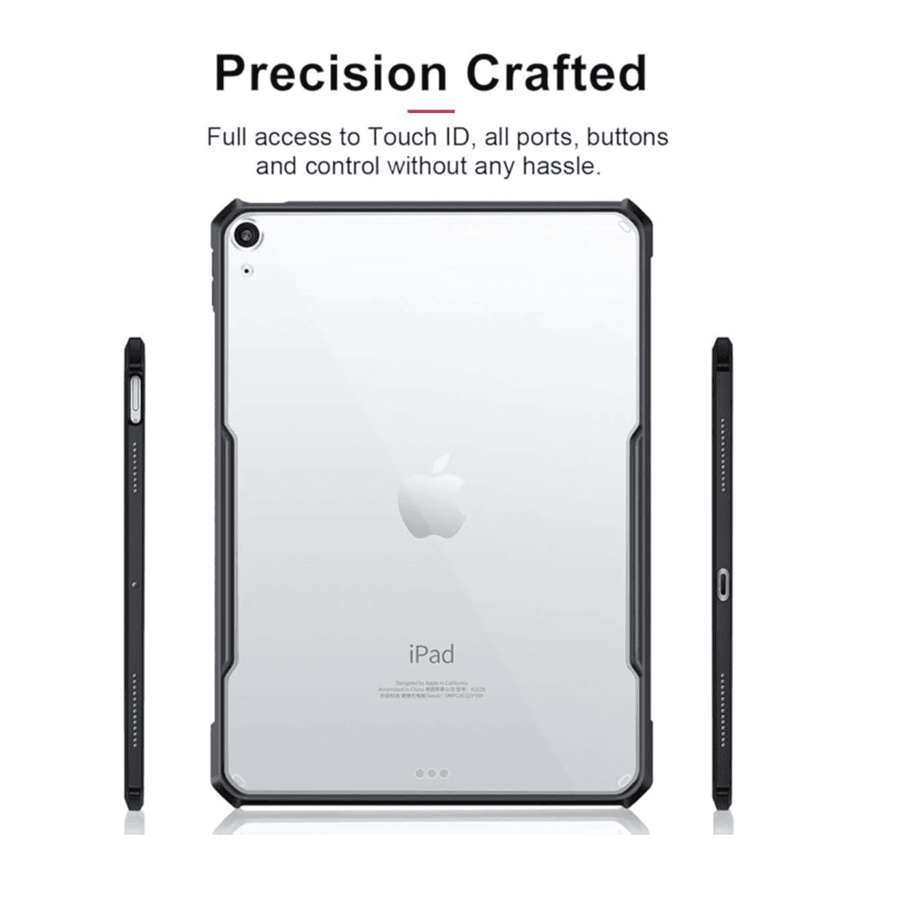 Xundd Protective Back Cover for iPad Air 5th Gen & 4th Gen - Black & Green