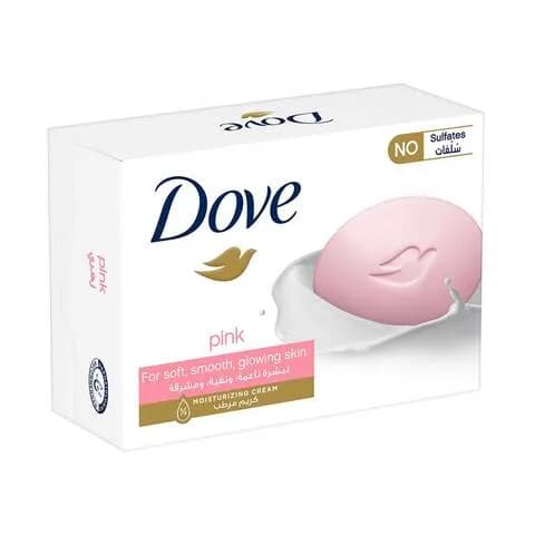 Dove Pink Bar Soap For Soft, Smooth, Glowing Skin 125gr