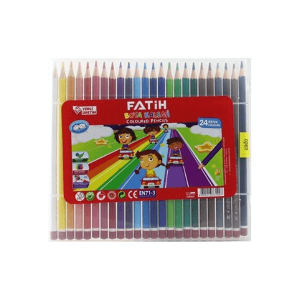 Fatih Plastic Color Pencils 24 33290