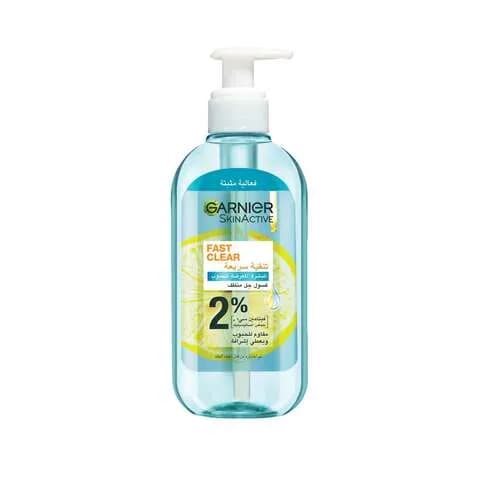 Garnier Skin Active Fast Clear Gel Cleanser With 2% Salicylic Acid 200ml